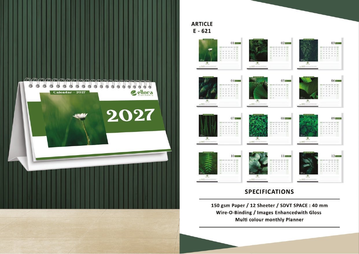 monthly sheet calendars in India
